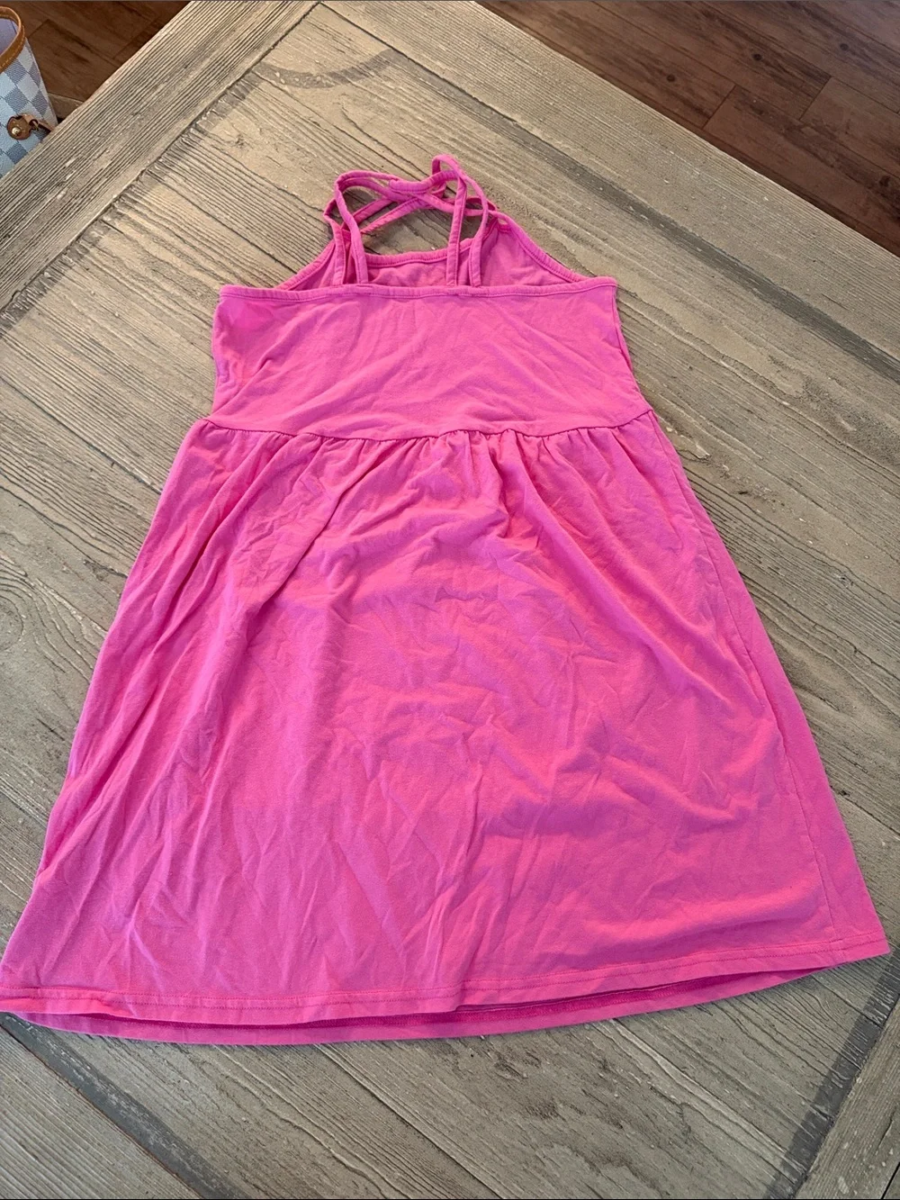 The Children's Place Hot Pink Strappy Casual Girls Dress